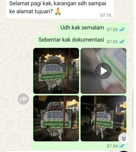 Pengiriman Papan Bunga Selamat Cangakan Karanganyar
