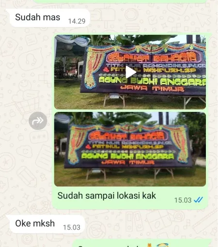 Pengiriman Papan Bunga Cangakan Karanganyar