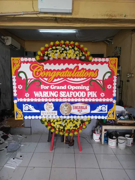Papan Bunga Ucapan Selamat Cangakan Karanganyar