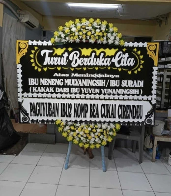 Papan Bunga di Cangakan Karanganyar